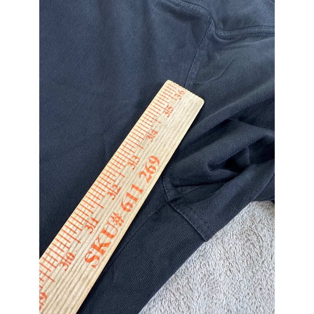 Halara Flex Denim Crossover Flare Pants Women's XLT Tall Black Athleisure NEW - Picture 8 of 13